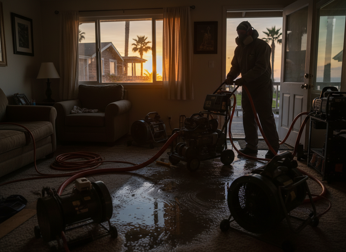 Water Damage Restoration in Trinidad Island