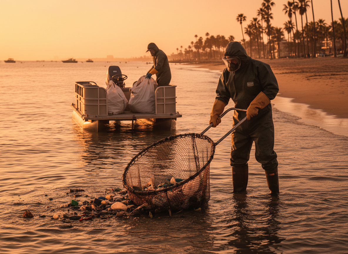Water cleanup services in Sunset Beach