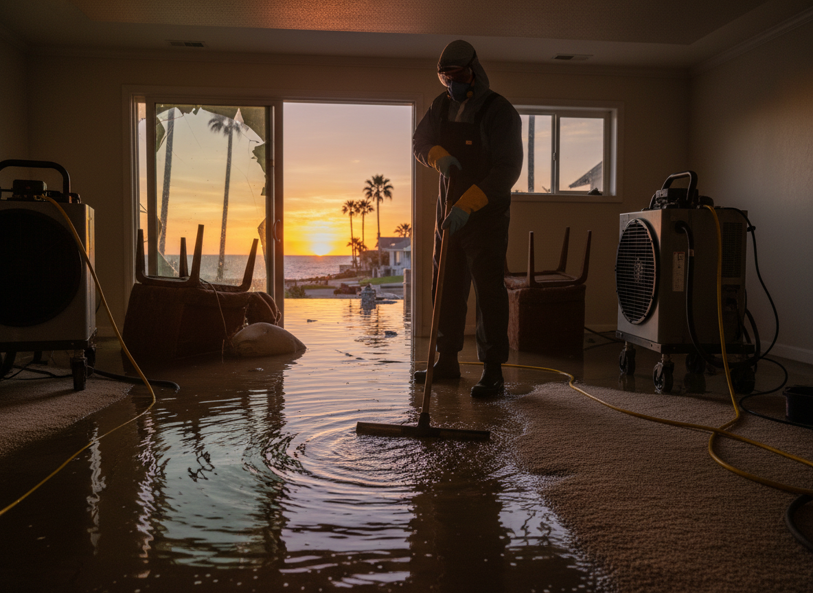 Water Damage Restoration in Sunset Island