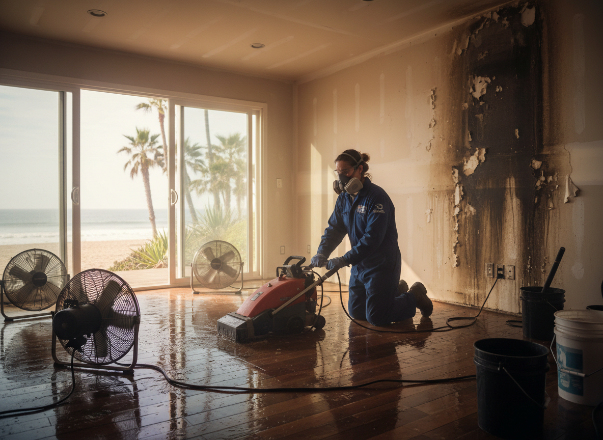 water damage restoration near me in Sunset Beach