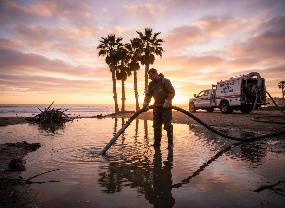 Water extraction in Sunset Beach